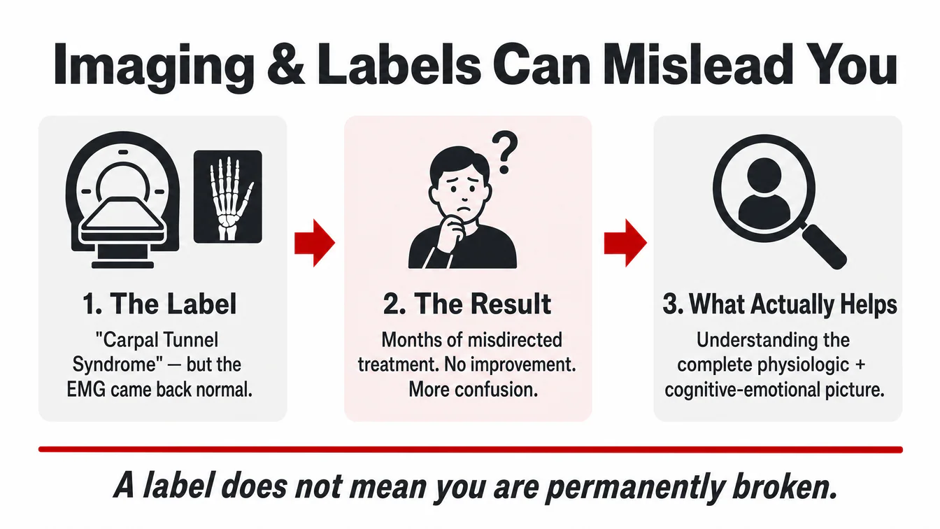 Imaging & Labels Can Mislead You