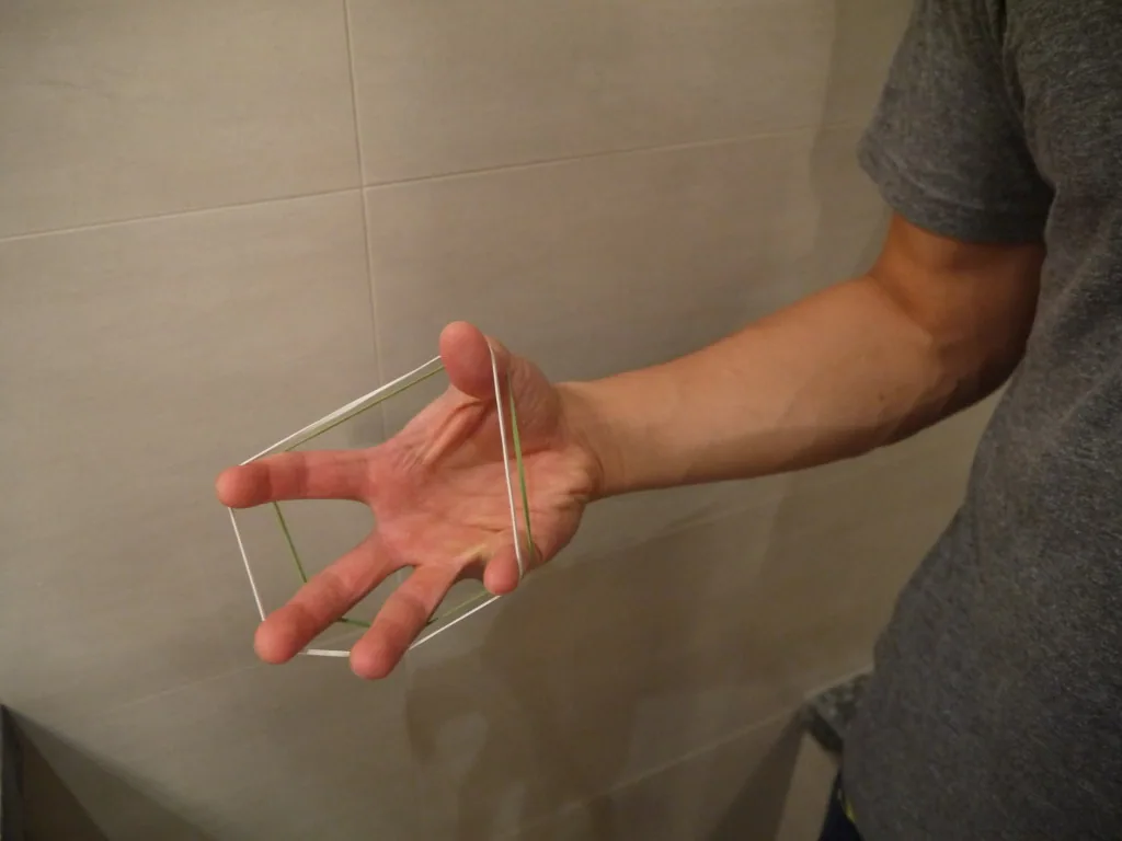 Finger/Thumb Extension with Rubber Band