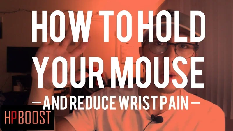 HOW WE HOLD OUR MOUSE AND WRIST PAIN IN GAMING | HP BOOST #7