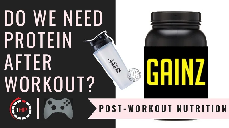 Protein after workout: Myth or Reality?? | Nutrition for Gamers