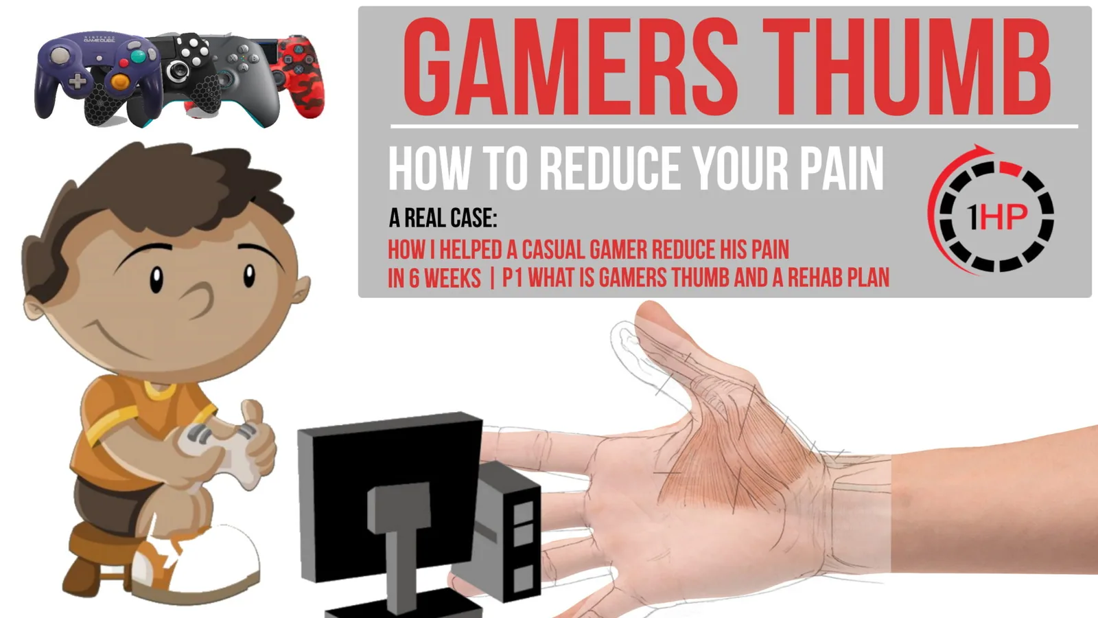 GAMERS THUMB - RESOLVING PAIN FOR A CASUAL CONSOLE GAMER, PART 1