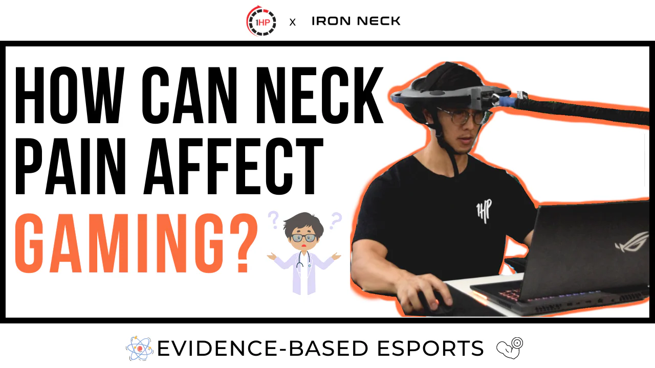 How does Neck pain affect gaming performance?