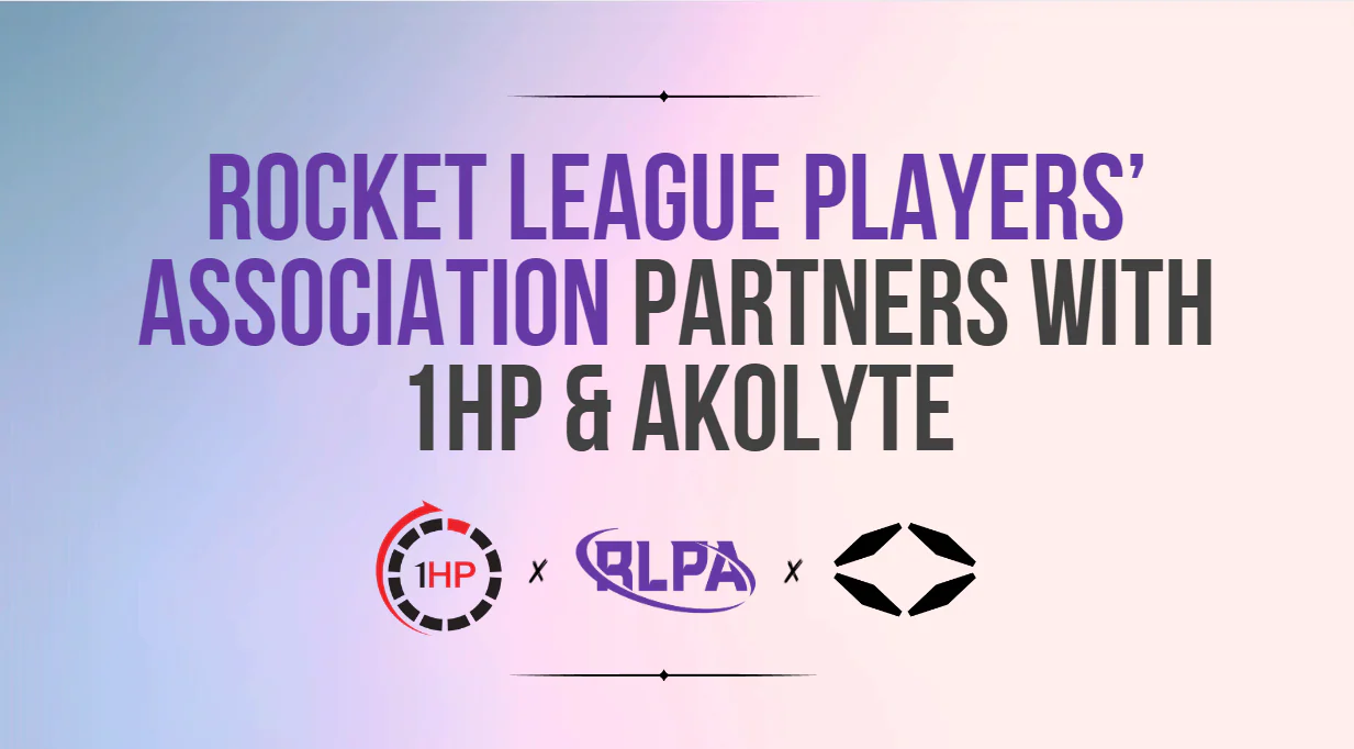 1HP, Akolyte, and RLPA Unite to Provide Rocket League Esports with Cutting-Edge Health & Performance Support
