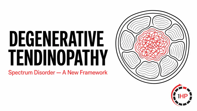 Degenerative Tendinopathy Recovery: Pain vs Tissue Status
