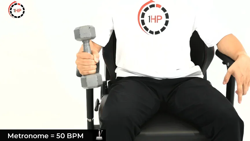 Dentist hand pain source radial deviation resistance demonstration
