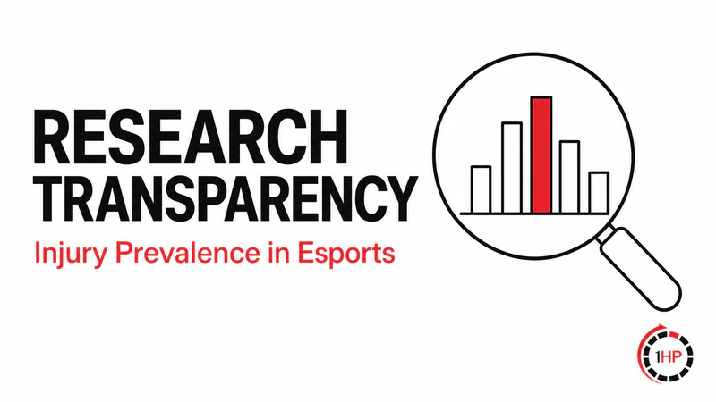Research Transparency: Injury Prevalence in Esports